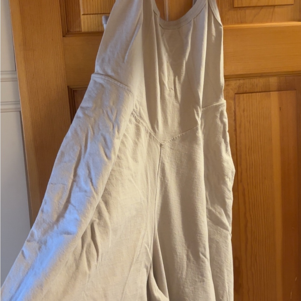 Women's Cream Jumpsuit